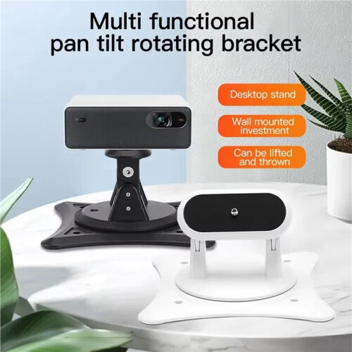 2X Desk Projector Stand Holder 360 Degree Rotating Bracket Projector Ceiling Mount Bracket Multifuctional Stand 2