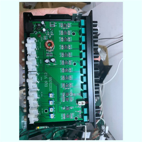 2X 9 Band Graphic Equalizer Digital Car Audio ADL-EQ9 Full Series Car Amplifier Equalizer with Adjustable Filter 2