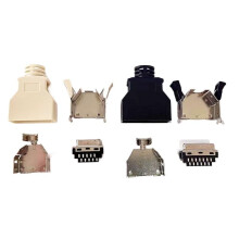 50 Pin SCSI Connector MDR Male Plug Shell Kit with Durable Solder Assembly and Reliable Data Connection