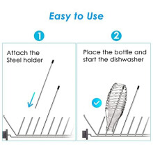 Vaatwasser Insert voor Crystal Duo Flessen Flessenhouder voor Vaatwasser Fles Clip- Houder 10PCS