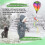 2PCS Balloon Wind Spinner Striped Windsock Balloon Yard Decor Spiral Balloon Windmill 1