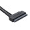 2X Adaptador de Alimentação de HDD  de 7+15 Pinos para ESATA USB 2.0 de 5 V e 12 V Combinado para Cabo Adaptador de HDD  de 2,5 Polegadas e 6
