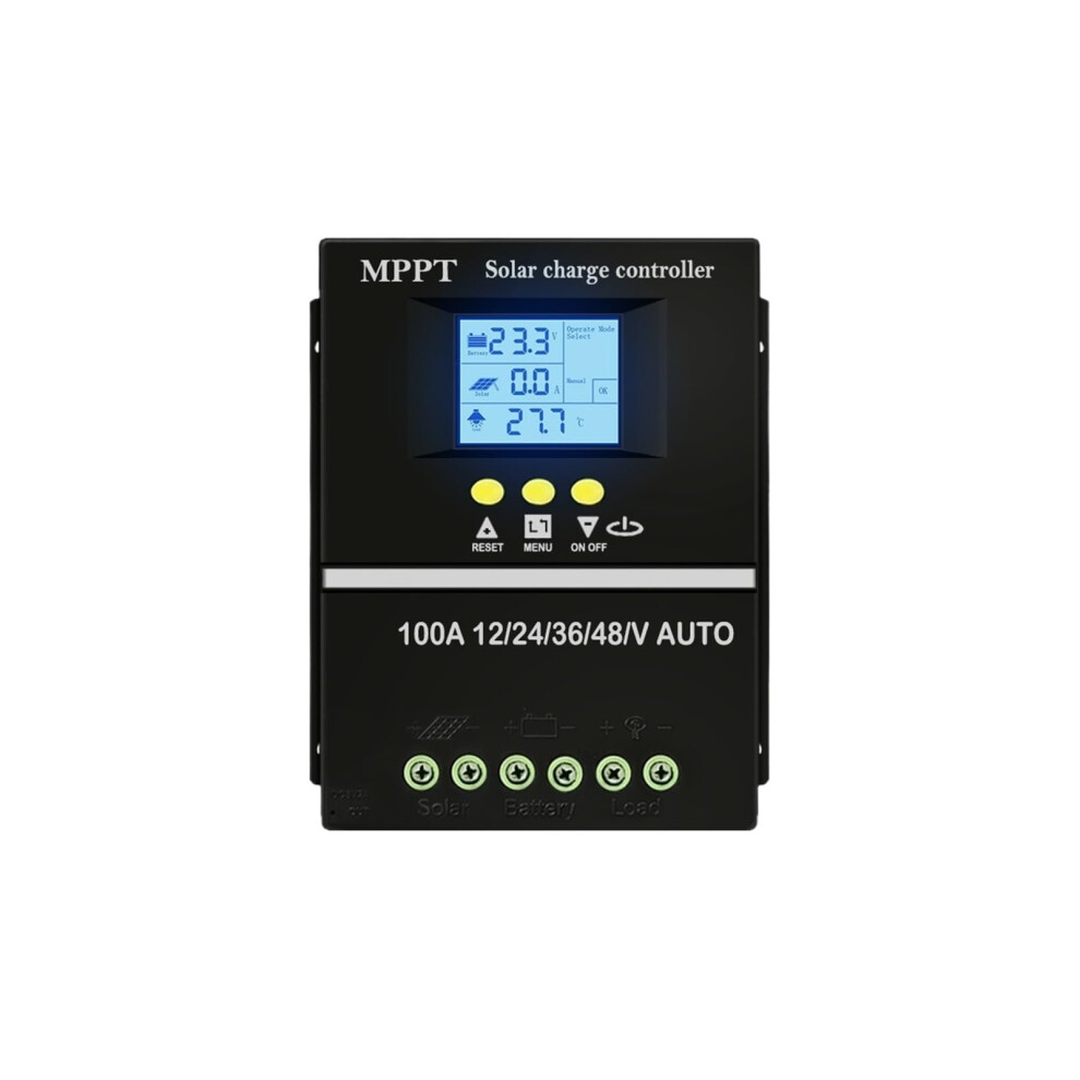 80A Mppt Solar Charge Controller 12V/24V/36V/48V Auto, Lcd Display, Leadacid And Lithium 9771547330301