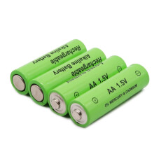 AA Rechargeable Batteries 4000mAh 1.5V Alkaline with Longer Runtime for LED Lights and Toys 4 Pack
