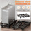 Adjustable PC Tower Stand with Wheels Under Desk CPU Holder Fits Most Computer Towers 4