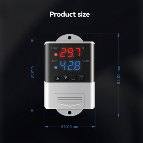 2X DTC3200 Temperature Controller Aquarium Thermostat with SHT20 Sensor APP Control for  Home 2