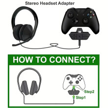 2X Stereo Headset Adapter for One and Series X S Controller - for One and Series X S Controller