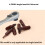 2pcs 1/4Inch Ratchet Handle 72 Teeth Small Hand Repair Tools Wrench Quick Release Spanner Tool Accessories 5