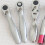 2pcs 1/4Inch Ratchet Handle 72 Teeth Small Hand Repair Tools Wrench Quick Release Spanner Tool Accessories 8