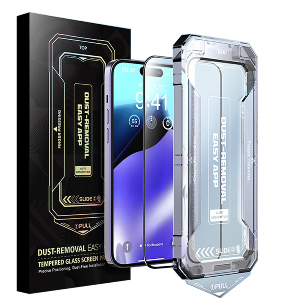Tempered Glass Screen Protector For Iphone 17 Pro, Auto Alignment, Scratch Resistant, Bubble 9330225024699