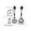 4pcs 1m Hand Throttle Control for Excavator Harvester Tractor Ship Spreader Throttle Cable Assembly Self-Locking 4