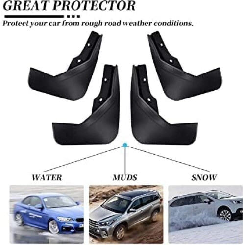 Mud Flaps for Buick Encore GX 20192022 Splash Guards Set 4PCS, Mud Splash Protection, Easy Installation 1