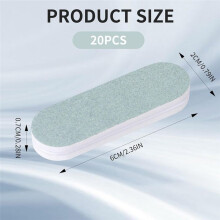 20 PCS Silver Polishing Stick Double-Sided Cleaning Buffing Bars Polish Sticks for Jewelry 2.3 X 0.74 Inch