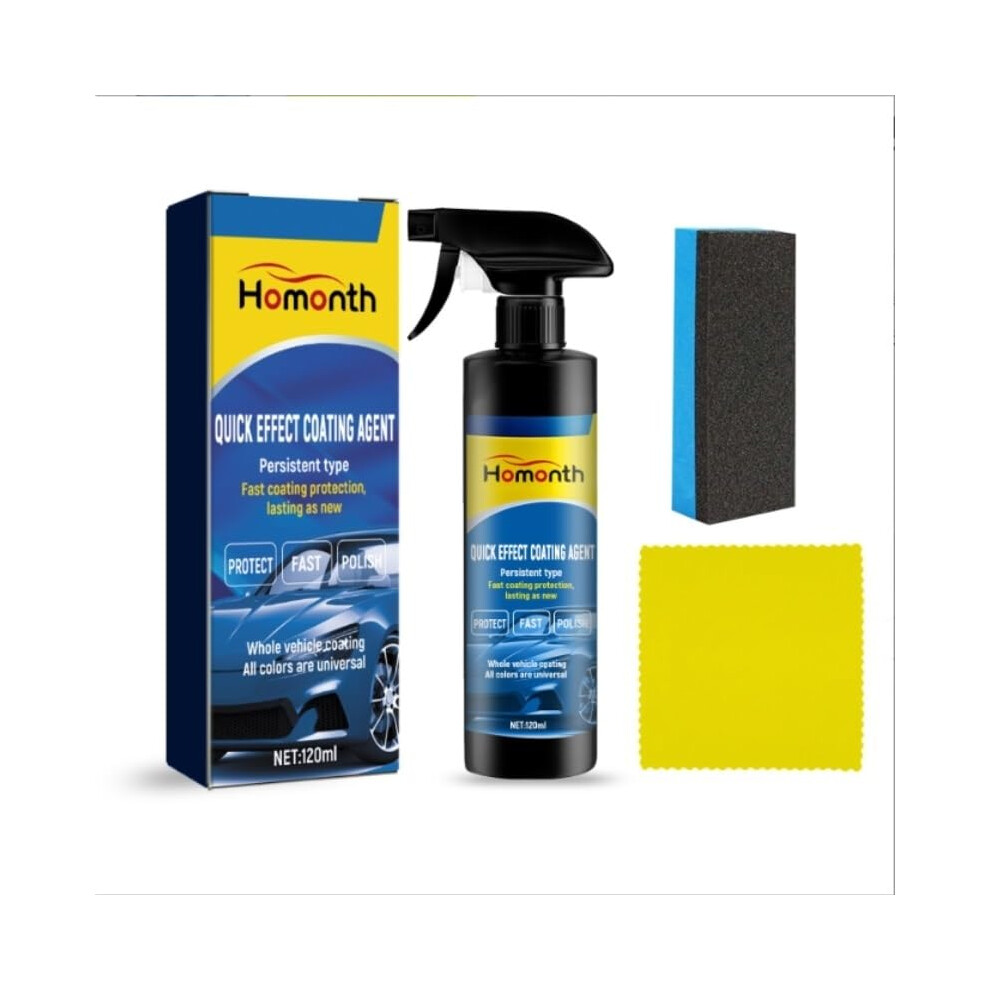 Car Spray Coating 3 In 1 Quick Gloss Restore And Hydrophobic Protection, Waterless Fast Cleaning, 2Pcs 9330225024767