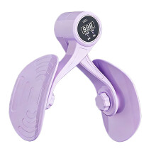 Digital Inner Thigh Exerciser with Counter Thigh Fitness-Purple