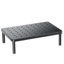 Monitor Stand and Laptop Stand Ergonomic Riser with Cooling Holes, Desk Organizer, 14x9.3x3.9 in