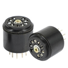 4X 9Pin Bakelite Vacuum Tube Socket Saver Base for 12AX7 12AU7 ECC82 ECC83 Amps, 8 Pcs