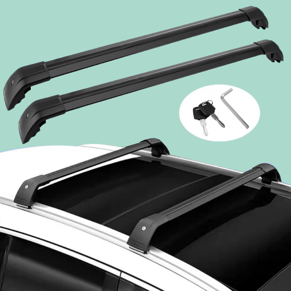 Roof Rack Cross Bars For Buick Encore 20112022, Aluminum Lockable Antitheft Adjustable Design, 150Lbs Load Capacity 9073542763130
