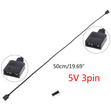 5V 3Pin Interface Transfer Extension Cable RGB Splitter for A-SUS MSI Motherboard Aura Sync Hub