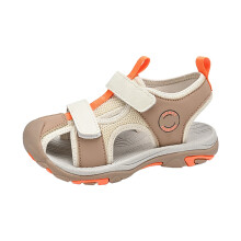 Boys Sandals Summer New Casual Fashion Soft Sole Glitter Comfortable Closed Toe Sandals, Sizes 4-14 Years