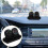 Car Compass and Thermometer Black Plastic 1Pack 3.5x1.9x1.2in 1