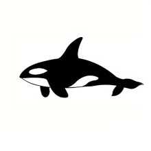 11.85.6 Inches metal iron Black/ Home Decoration Art Whale Pattern Metal Crafts Interior Decor Home Decor Wall Hanging Decor Metal Art