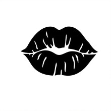 11.817.55 Inches Metal Sexy Lips Wall Art Design Sign Hang Metal Wall Decorations Bedrooms, Dorms, Living Rooms, Boutiques & More Wall Decoration