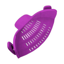 Kit Wide Mouth Filter Pot Side Drain Stopper Pan and Pasta Filter - Adjustable For Pots, Pans
