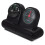 Car Compass and Thermometer Black Plastic 1Pack 3.5x1.9x1.2in 5