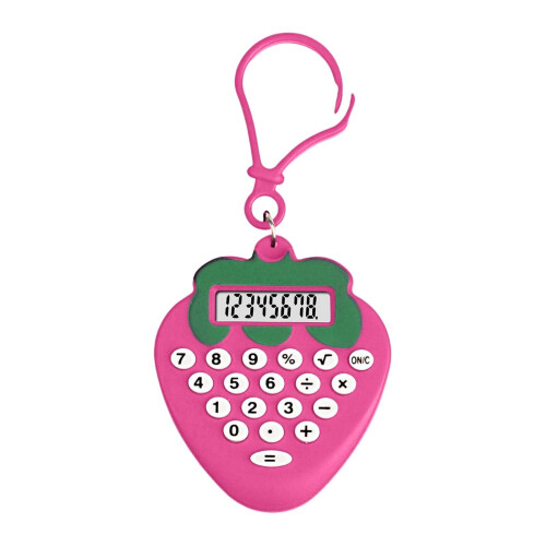 Mini 8-cyfrowy kalkulator LCD – przenośny brelok, Candy 1