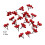 Burgundy Berry Stems Artificial Red Berries 20-Pack 4