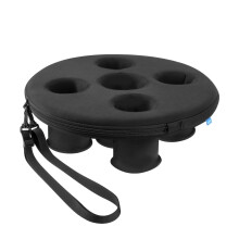 Floating Drink Holder for Pool and Hot Tub with 5 Cup Slots, Stable Floating Tray for Pool Parties