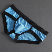 Men‘s Low Rise Briefs, Sexy Trunk Style with Comfort Fit, Fashion Underwear for Teens, Young Men & Gift for Him Blue 2XL