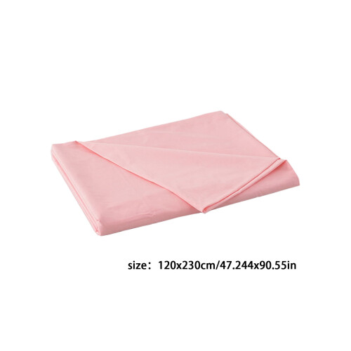 Fiber Bed Sheets 47.2x90.55Inch Super Soft Summer Cooling Lightweight Solid Color Ease Skin Friendly Machine Washable Sheets 2