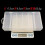 Pvc Plastic Six Grid Box 17.5*9.5*3Cm Transparent Bait Box Accessory Box 1