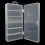 Pvc Plastic Six Grid Box 17.5*9.5*3Cm Transparent Bait Box Accessory Box 5