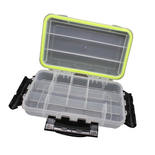 Compacts Waterproof Fishing Accessory Box Baits-Small White