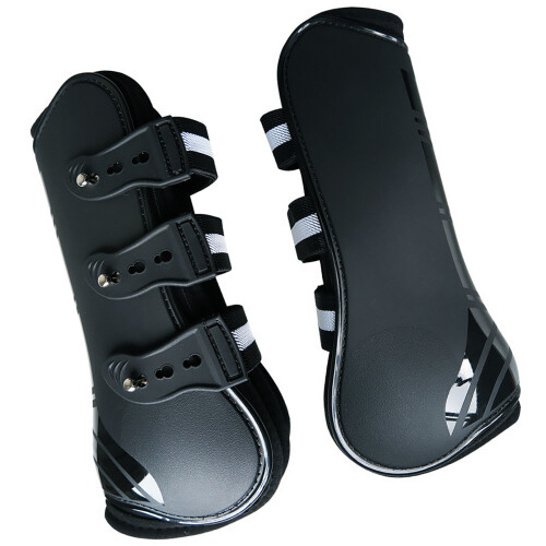 Adjustable PU Shell Horse Tendon Boot Light Weight-front legs M