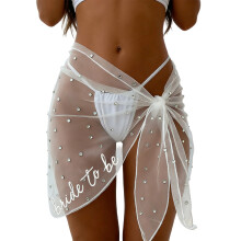 Delicate Mesh Bridal Cover Up Shawl Scarf Apron For-D model
