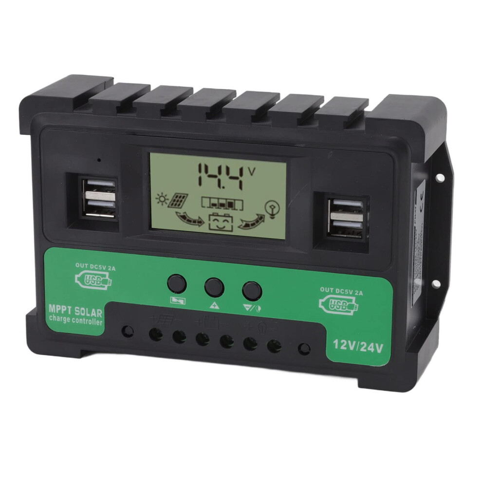 30A Mppt Solar Charge Controller With Lcd Display, Threestage Charging For Off Grid Systems 9092120776928
