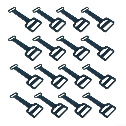 16 pcs Adjustable Caravan Window Stays for Secure Ventilation, Campervan Ventilation Brackets Black 1