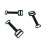 16 pcs Adjustable Caravan Window Stays for Secure Ventilation, Campervan Ventilation Brackets Black 3