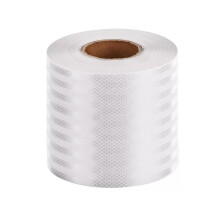 Diamond White Reflective Safety Tape Roll 45m x 20cm Waterproof SelfAdhesive for Trucks and Cars