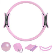 Pilates Ring Set, Magic Circle, Explosion-Proof Pilates , High Elastic Resistance Band, Yoga Wheat Tube ,B