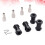 RC Car Wheel Hub Adapter with Secure Threaded Axle Extender for Easy Wheel Conversion 2