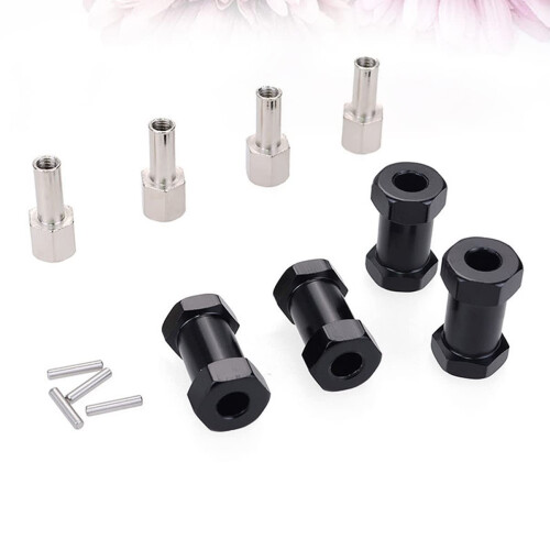 RC Car Wheel Hub Adapter with Secure Threaded Axle Extender for Easy Wheel Conversion 2