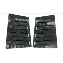 Car Rear Window Louver ABS Carbon Fiber Cover for Nissan Tiida Versa Hatchback Sporty Exterior Upgrade