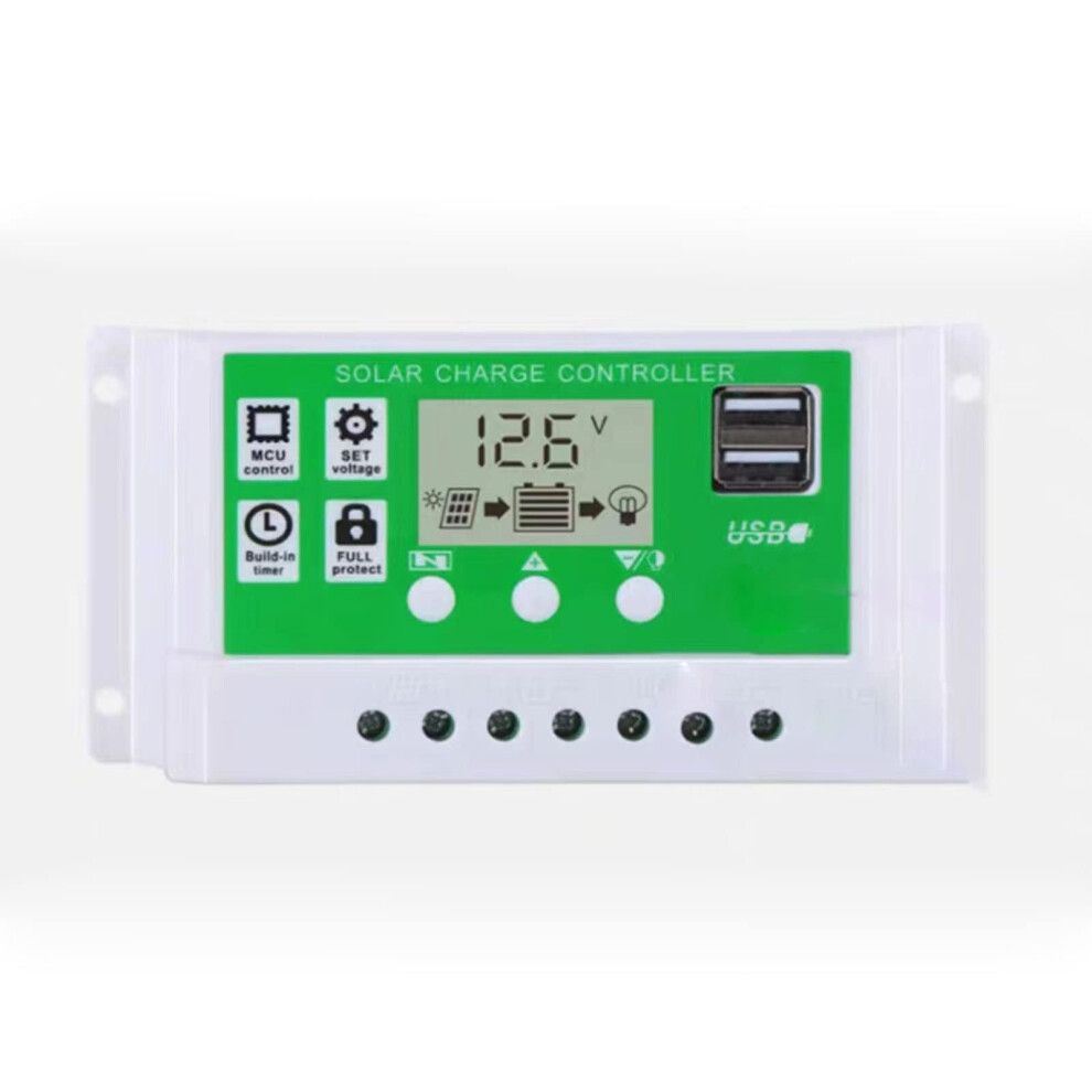 20A Solar Charge Controller 12V 24V Dual Voltage For Leadacid And Lithium Batteries With Overload Protection 9455672294669