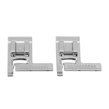 2 Pied-De-Biche Multifonctionnel avec RèGle, Machine à Coudre éLectrique Pieds-De-Biche Ruban à Mesurer Accessoires de Couture
