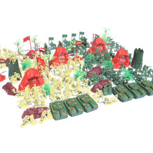 140Pcs/Set Scale Soldier Figures Set Soldiers Action Figures Sand Table Accessories Gift Model Toys for Children